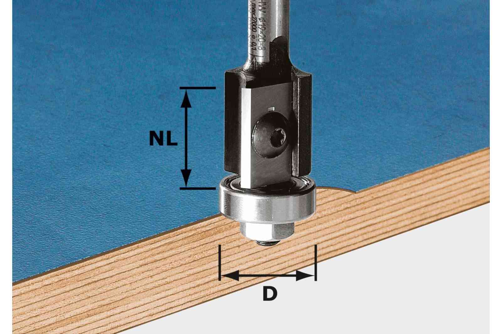 Festool 491082 Flush trim bit HW 19/20mm