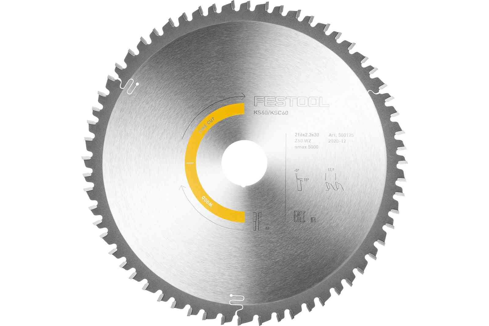 Festool 576928 Wood Fine Cut Saw Blade 60-tooth, KSC60 - Image 2