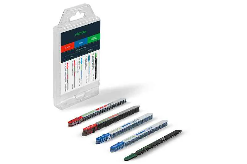 Festool 578072 21-Piece Jigsaw Blade Assortment (Plastic/Metal/Abrasive Material) - Image 2