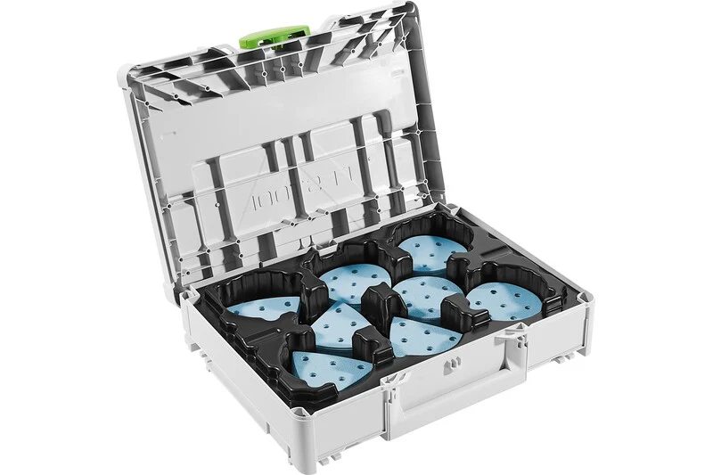 Festool 578196 Abrasive Starter Set in Systainer for RO90DX Sander